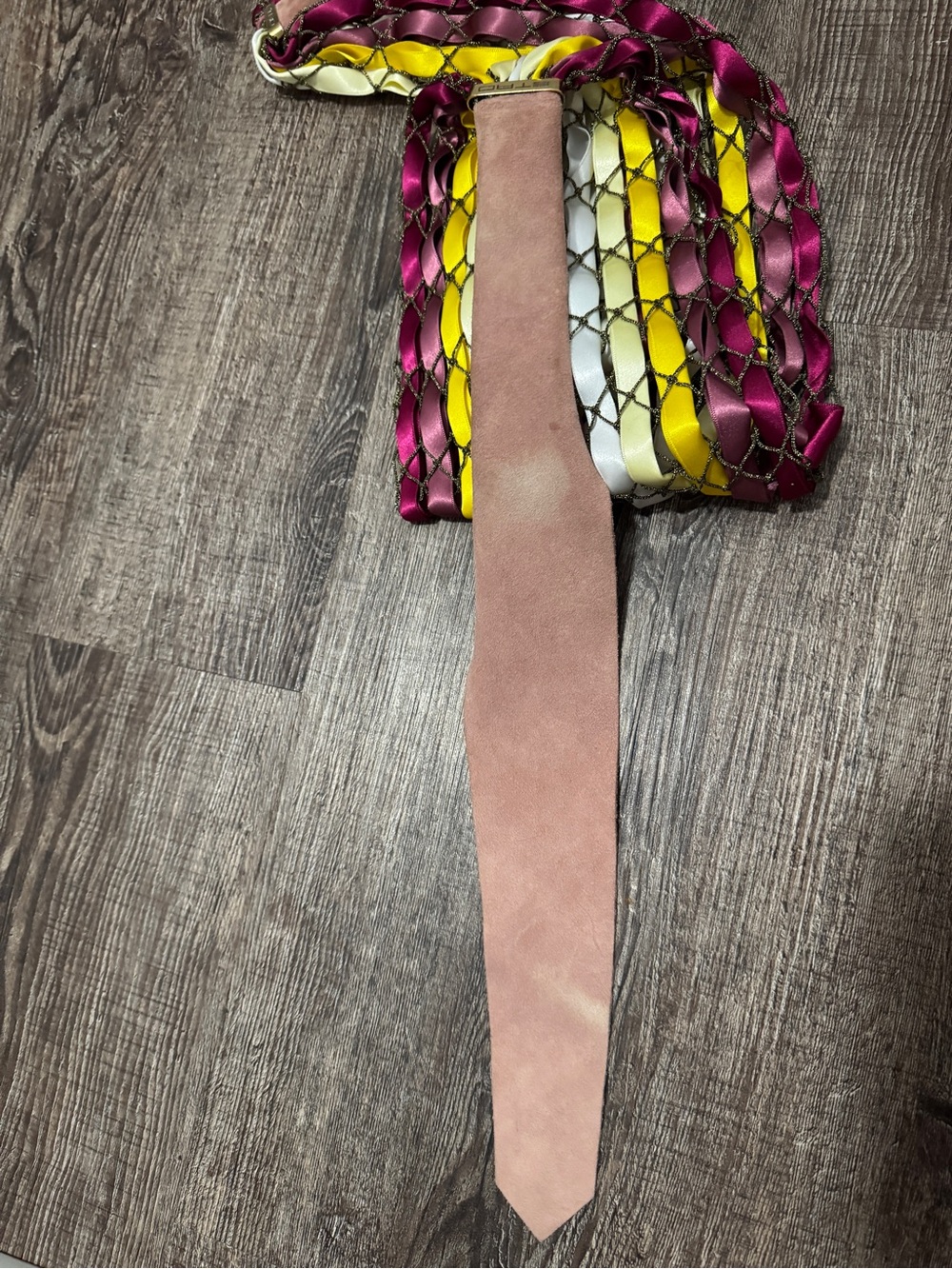 Etro Multicolor Braided Ribbon Wide Belt - Picture 5 of 6